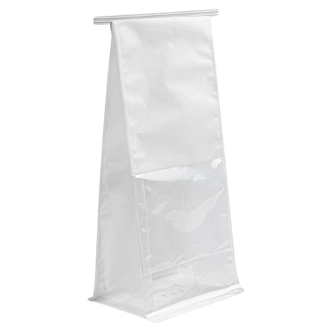 Tin Tie Tab Lock Kraft Paper Bags for Cookies Treats Candy Coffee Beans (5.1x3.9x11 In) - Willow