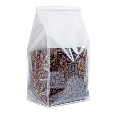 Tin Tie Tab Lock Kraft Paper Bags for Cookies Treats Candy Coffee Beans (5.1x3.9x11 In) - Willow