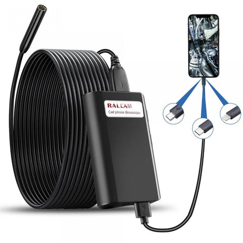 Ralcam Cellphone Borescope 3.5M for iPhone/iPad/Android