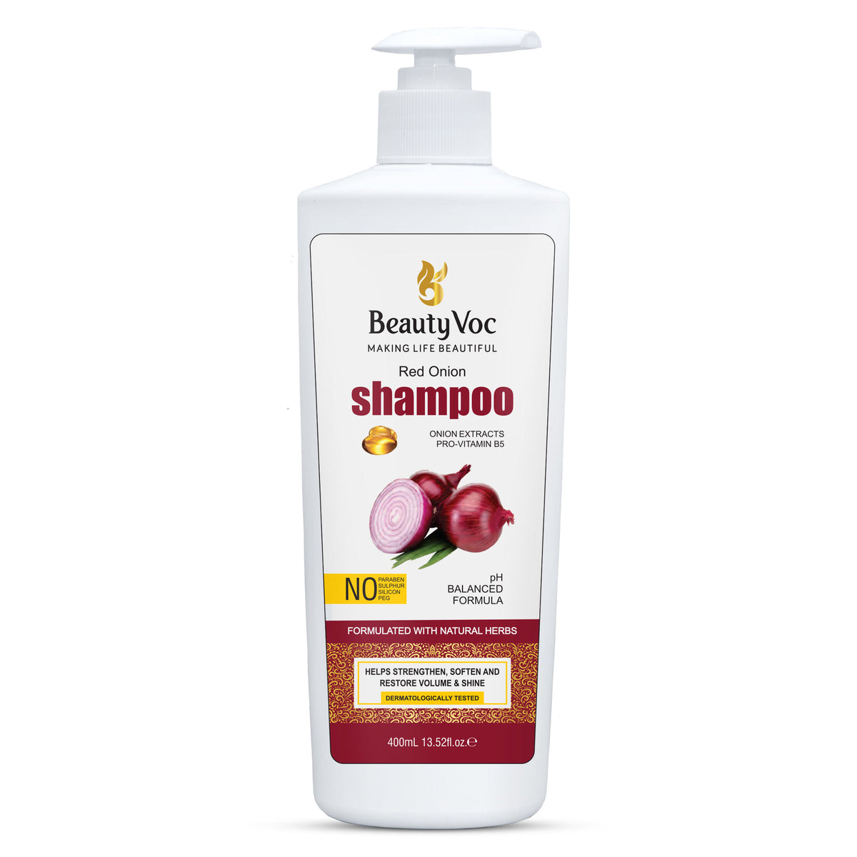 Red Onion Shampoo 400ml