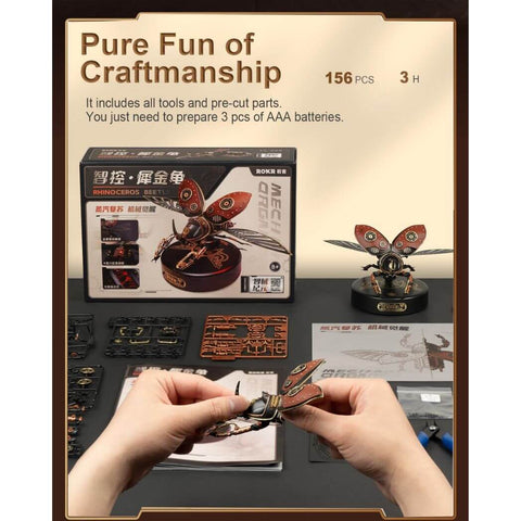 Rokr 3D Puzzles Mechanical Age Organism’s Awaken (Emperor Scorpion)