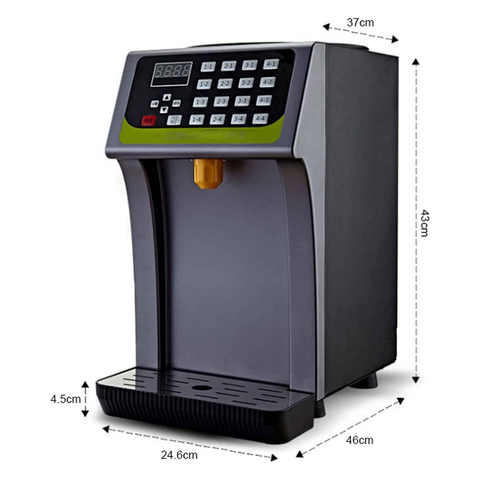 Automatic Syrup Dispenser, 7L Fructose Dispenser, 304 Stainless Steel Liner