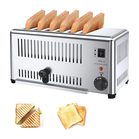 Toaster Breakfast Machine Hotel Commercial Toaster 6-slice