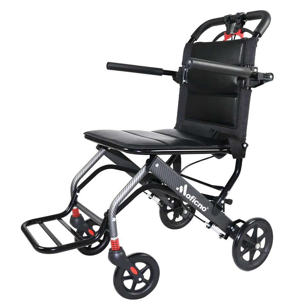 Ultra Light Aluminum Foldable Wheelchair – Compact Travel Wheelchair