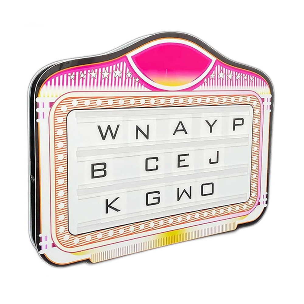 Cinema Light Box LED Letter Bottle Presenter with Color Change, Customized Logo - Perfect for Happy Birthday, Color Letter Billboard,Hand Holding Luminous LED Presenter