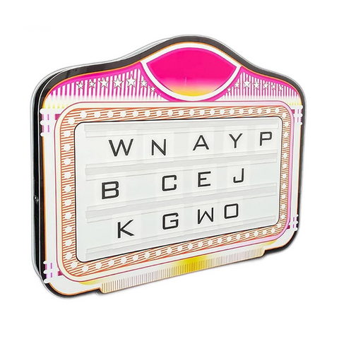 Cinema Light Box LED Letter Bottle Presenter with Color Change, Customized Logo - Perfect for Happy Birthday, Color Letter Billboard,Hand Holding Luminous LED Presenter