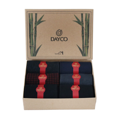 GIFT Packed 8 summer Socks For Men, dark colors formal Bamboo Material Ultra Smooth and Soft, Anti Bacterial, Cooling