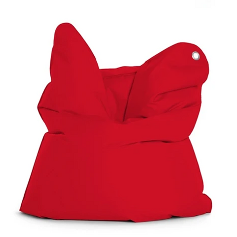 B&S The Bull Bean Bag – Flame Red | Comfort & Style Bean Bag with Polystyrene Fillings