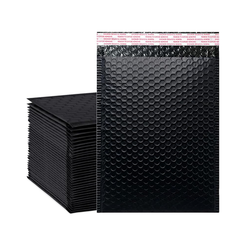 Willow 50Pc Pack H38x35cm Black Color Bubble Envelopes for Small Business