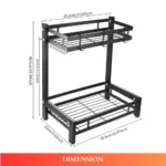 2 LAYER COUNTERTOP SPICE RACK
