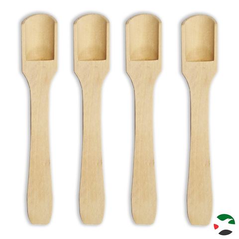 Willow 12Pcs Wooden Spoon, Bath Salt Spoons, Wooden Spoon, Small Spoon for Glasses