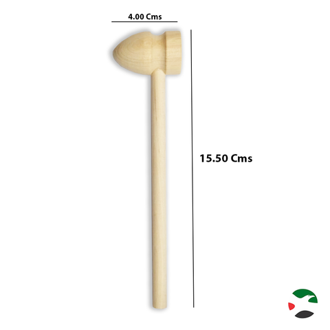 Willow 10Pc Mini Wooden Hammer Creative Toy for Seafood Shells Crafts and Pounding