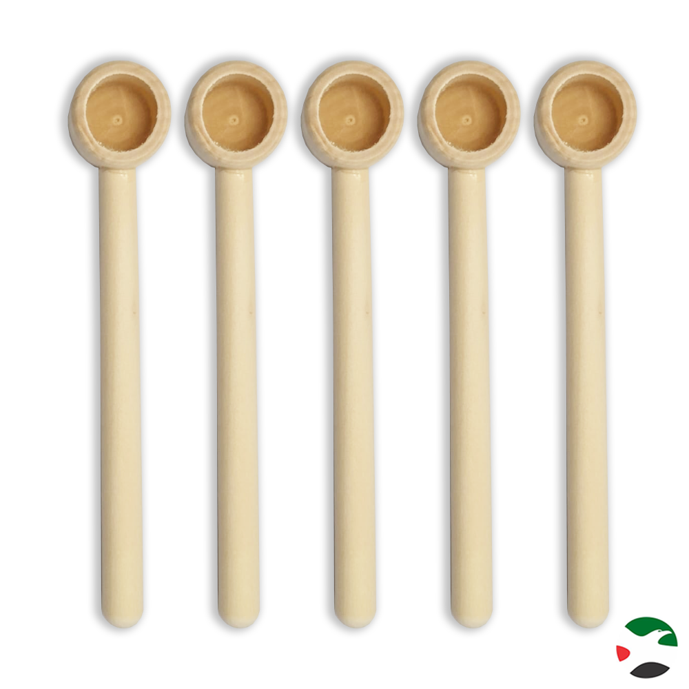 Willow 12Pcs Wooden Spoon, Bath Salt Spoons, Wooden Spoon, Small Spoon for Glasses