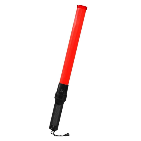 Battery Powered Safety Baton with Flashing Mode - Traffic Safety Wand Baton LED Light