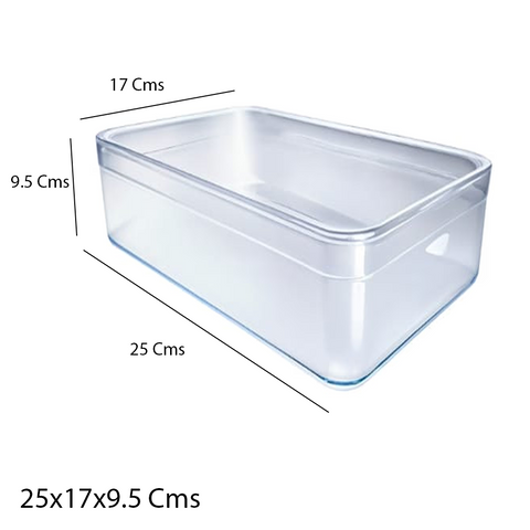 Plastic Food Grade Clear DIY Cookies Box 30Pcs / Pack 25x17x9.5 Cms - Willow