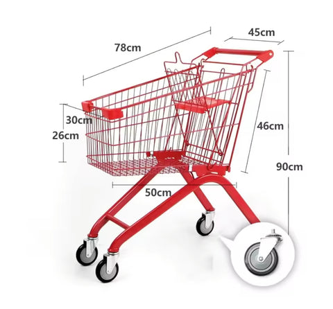 Colorful Mini Chidren Shopping trolley 26Ltr