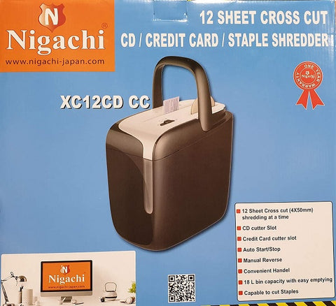 Shredder Machine Nigachi XC 12CD CC