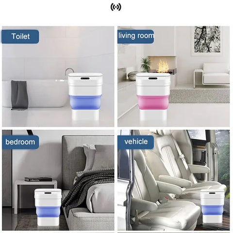 Smart Sensor Folding Trash Can Dustbin 17.5L