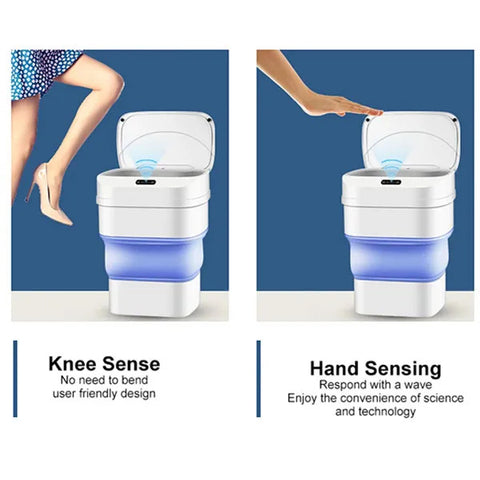 Smart Sensor Folding Trash Can Dustbin 17.5L