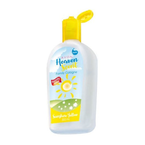 Avon Pure Heaven Scent Family Cologne Sunshine Yellow 300ml