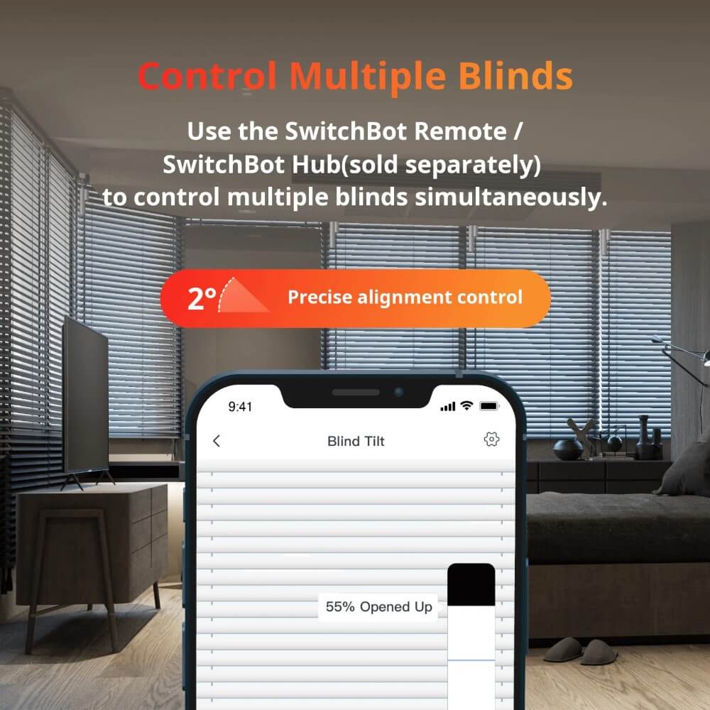 SwitchBot Blind Tilt Motorized Blinds