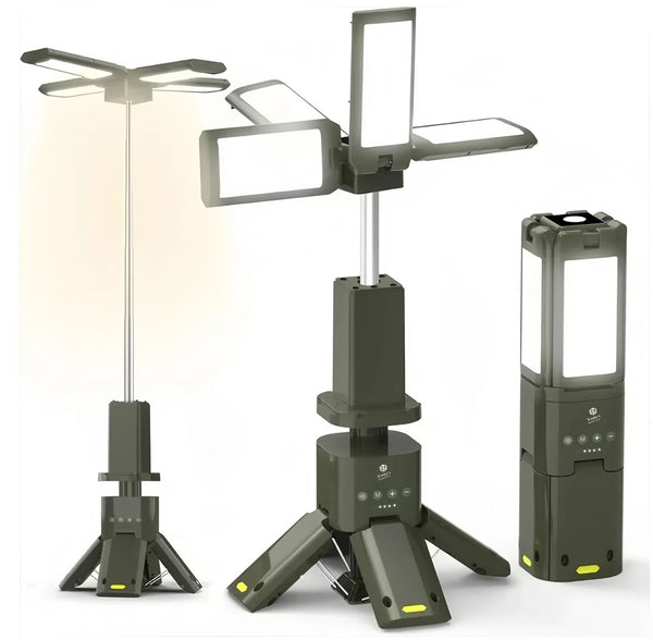 Portable Camping Light Telescopic LED Light with Magnet IPX5 Waterproof for Camping Hiking