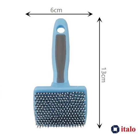 ITALO Plastic Pin Slicker Brush for Cat Grooming