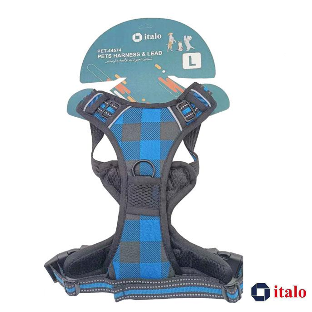 ITALO Dog Harness for Medium Dogs, Front Clip Dog Harness No Pull, No Choke L