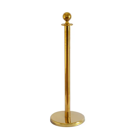 Queue Railing Post Stanchions Metal Lobby Stand Barriers and Ropes steel ground stakes For Hotel