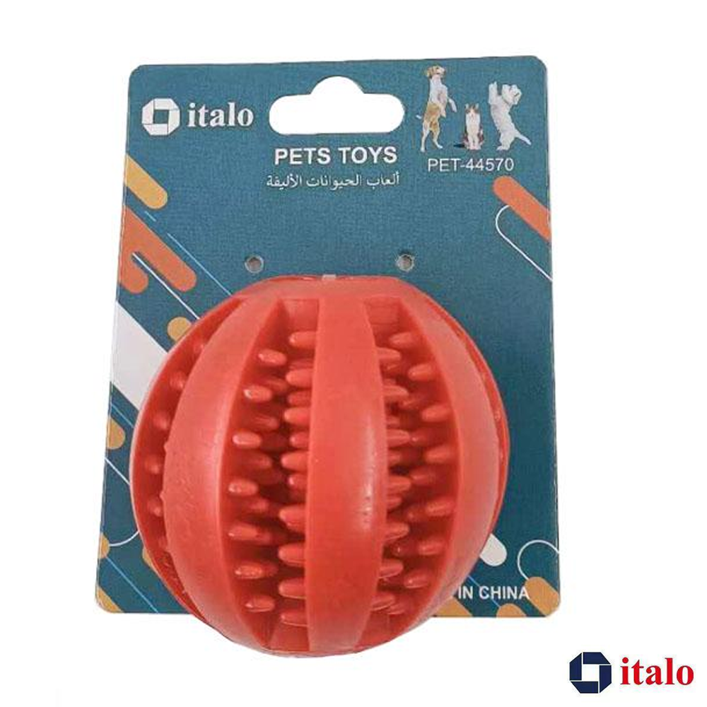 ITALO 6 cm Diameter Dog Ball Toy with Dental Care Function for Small and Large Dogs (Copy)