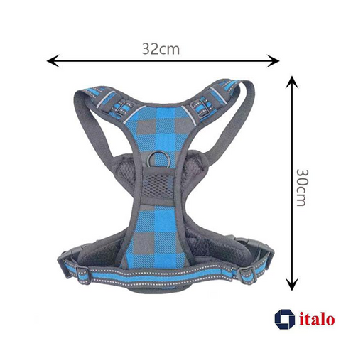 ITALO Dog Harness for Medium Dogs, Front Clip Dog Harness No Pull, No Choke L