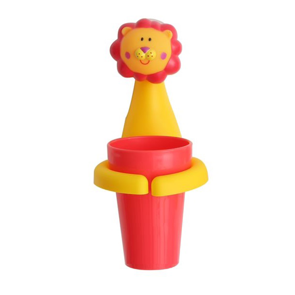 Little Angel -Kids Cute Animal Toothbrush & Cup Holder - Lion