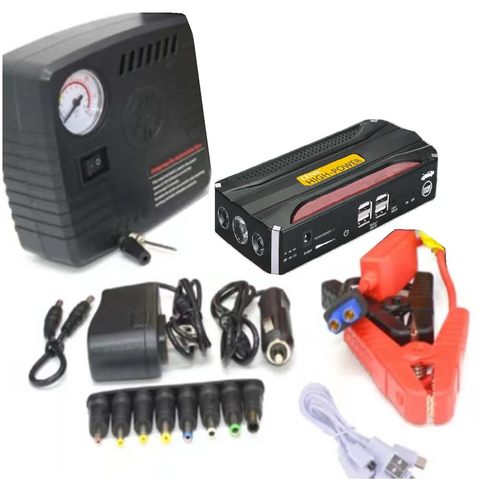 Multi-Functional Jump Starter with Air Compressor