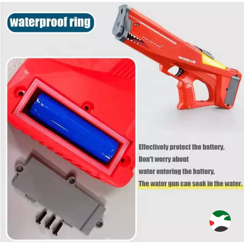 High Pressure Electric Power Water Guns For Kids and Adult with rechargeable battery (Red)