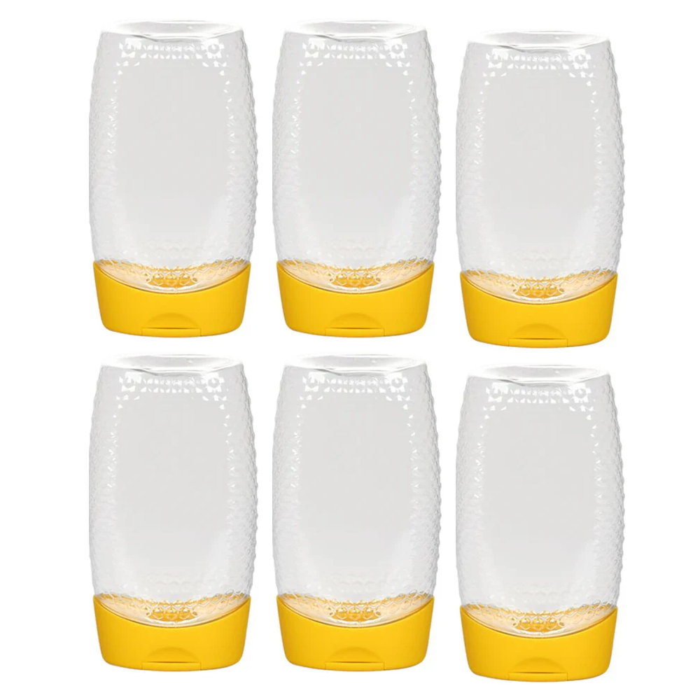 Willow 12 Plastic Squeeze Bottle & Lid Honey Jar 500GM - Food Grade Jar