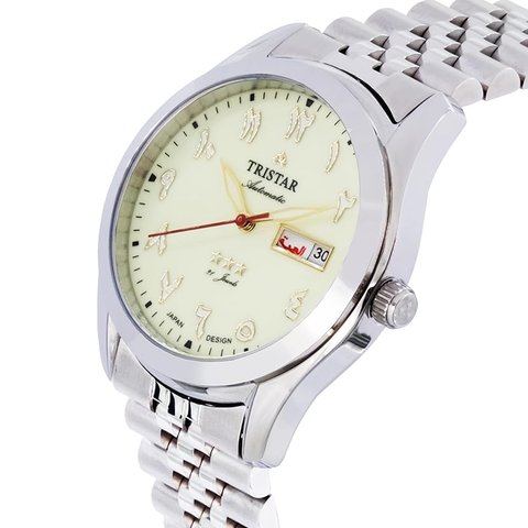 Tristar BA Series Men's Automatic Watch Arabic Numeral Dial Bracelet Wrist Watch for Men (Copy)