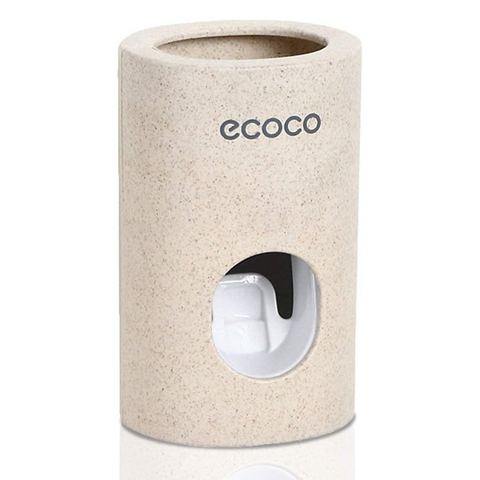 ECOCO Automatic Toothpaste Dispenser Bathroom Accessories Suction Wall Perforation-Free Hanging Toothpaste