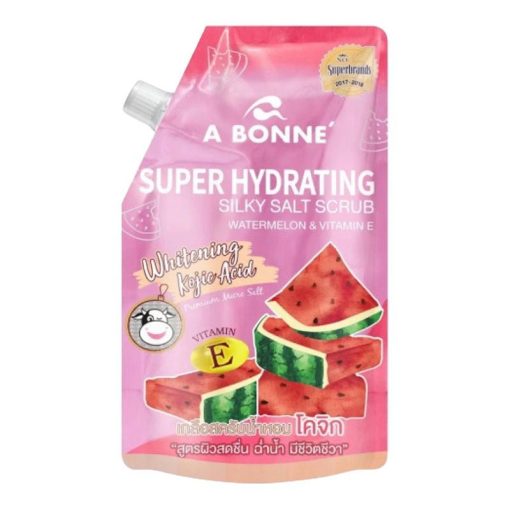 A Bonne Super Hydrating Silky Salt Scrub Watermelon & Vitamin E 350g