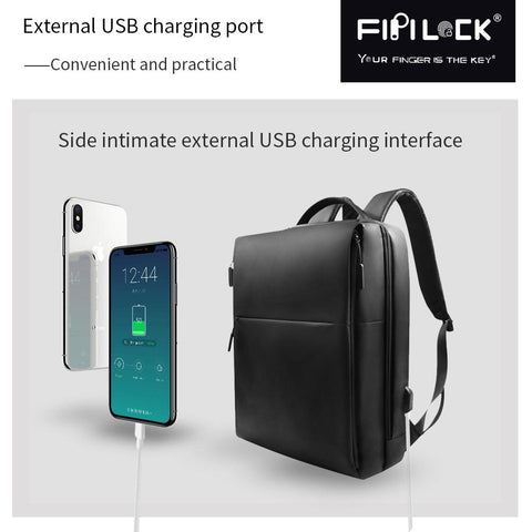 Fipilock Smart Backpack Anti-Theft Fingerprint