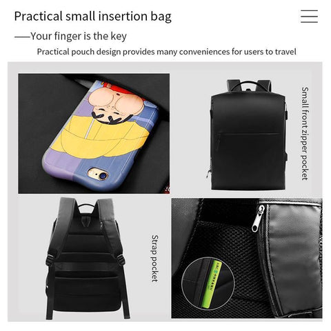 Fipilock Smart Backpack Anti-Theft Fingerprint