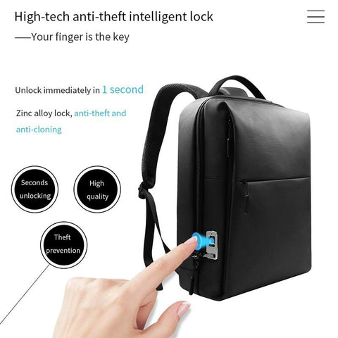 Fipilock Smart Backpack Anti-Theft Fingerprint