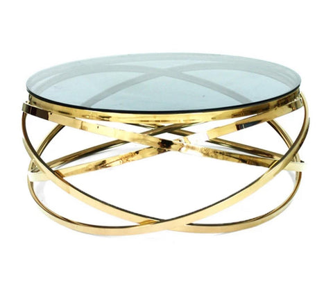 Olmecs Golden Frame Coffee Table