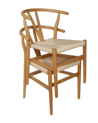 Olmecs Classic Designer Armchair Wood Wishbone Chair