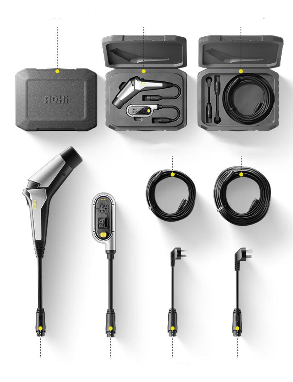 Aohi Integrated EV Charger for Cars Supports 10A/16A 220V AC Up to 4000W