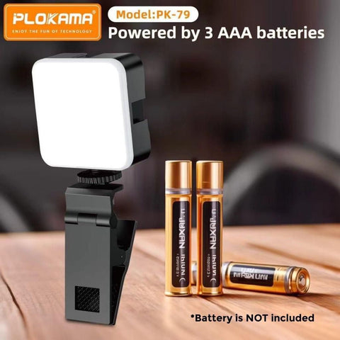 Plokama LED Video Light With Holding Clip PK-79