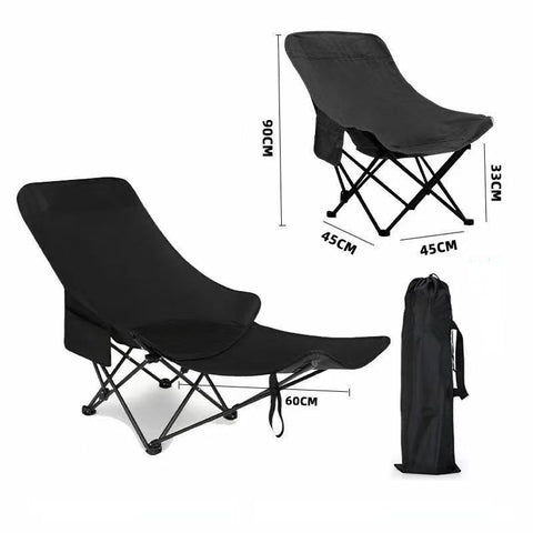 Outdoor Camping Chairs Folding Portable Picnic Fishing Moon Chair