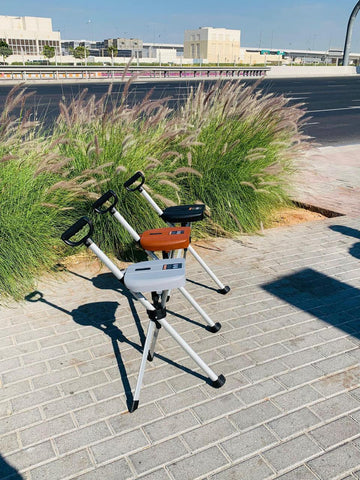 The Ta Da Seat Stick / Chair - the walking cane/ stick that converts to a tripod chair