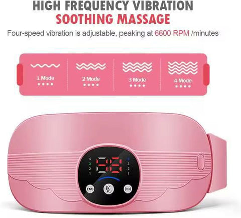 Menstrual Heating Pad Smart Warm Palace Belt Waist Vibration Massage Device