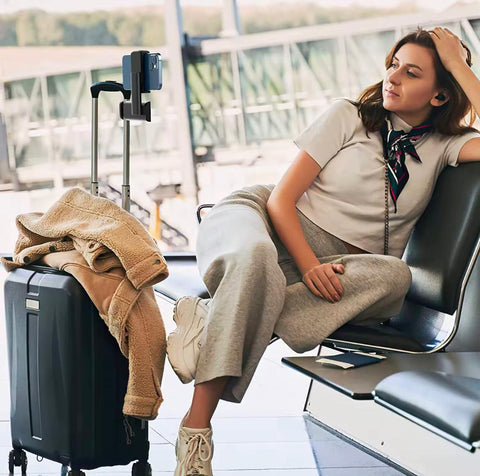 Travel Phone Holder Flight Phone Holder 360° Rotatable for iPhone