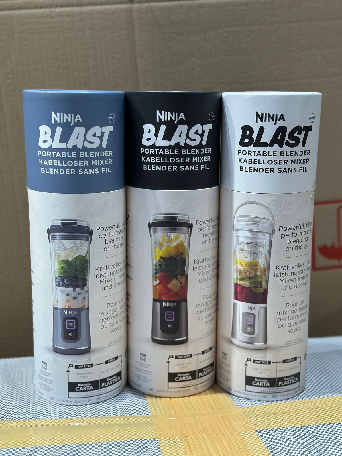 Ninja Blast Portable Blender, 530ml, Leakproof Lid & Sip Spout